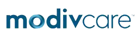 ModivCare logo in blue text.